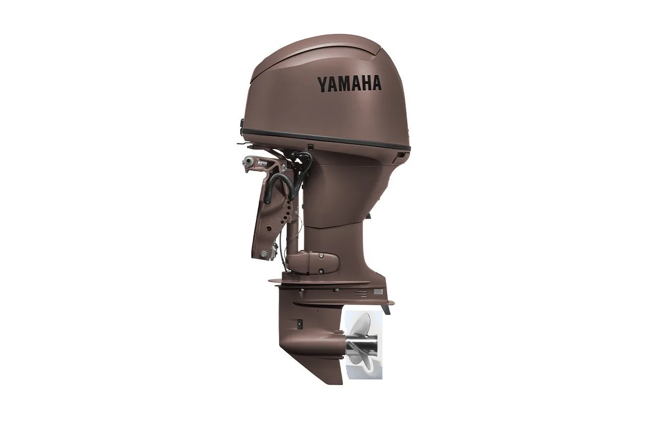 Yamaha 60HP F60LC3 Matte Brown Outboard – 20″ Shaft