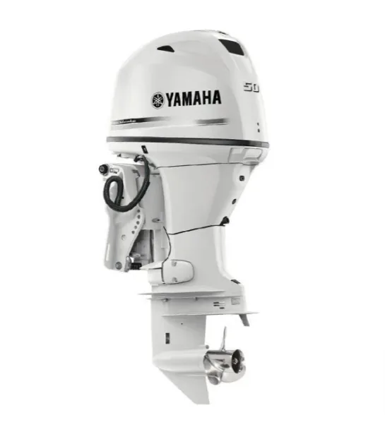 Yamaha 50HP F50LC2 White Outboard Motor – 20″ Shaft