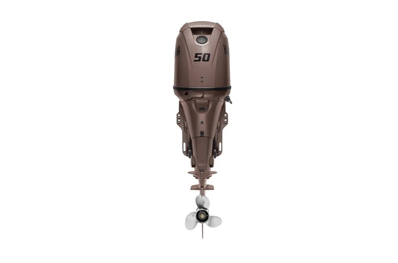 Yamaha 50HP F50LC3 Matte Brown Outboard – 20″ Shaft