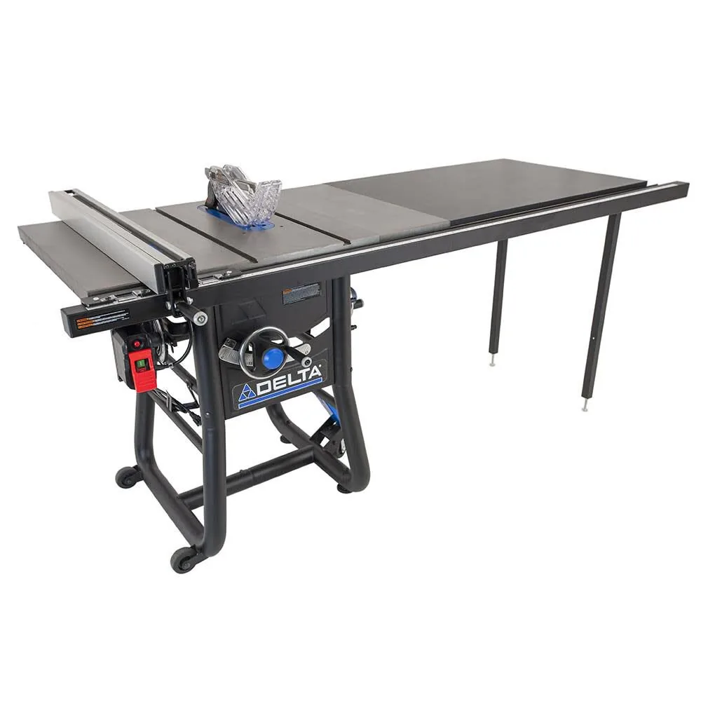 NEW Delta 10in Contractor Table Saw with 52in Rip Capacity & Extension Wings