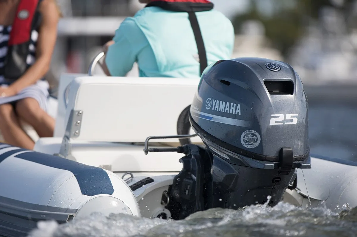 Yamaha 25HP F25LWC 4-Stroke Outboard – 20″ Shaft
