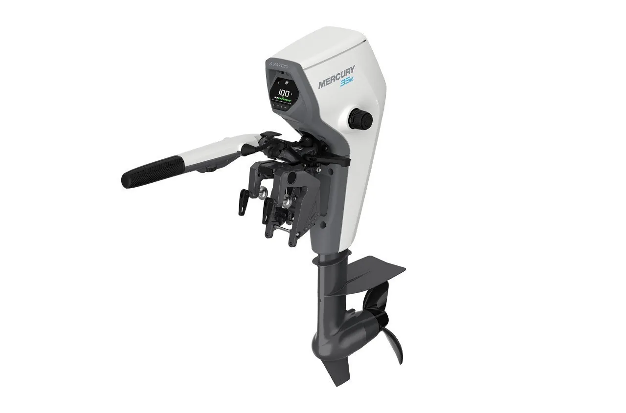 Mercury Avator 35EXLH Electric Outboard – 5HP Equiv, 25″ Shaft