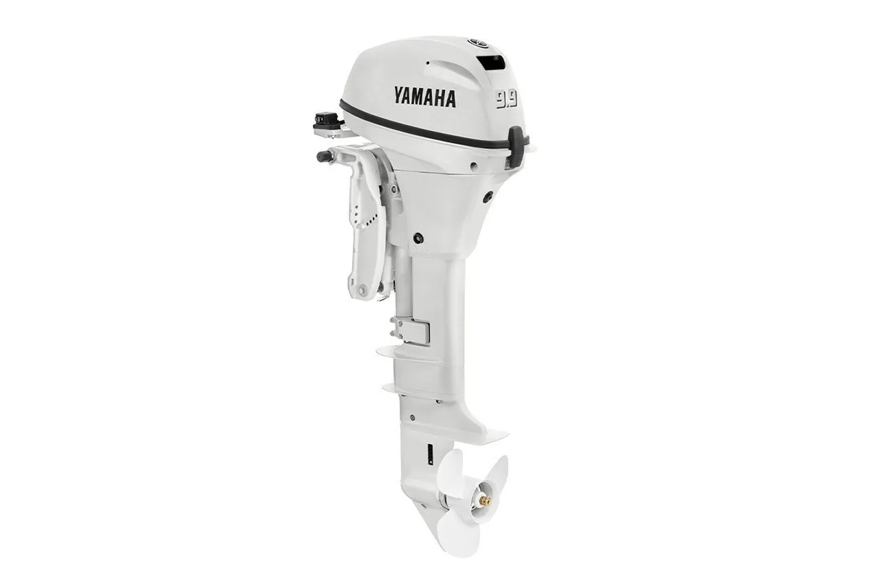 Yamaha 9.9HP T9.9XPB2 White High Thrust Outboard – 25″ Shaft, Remote