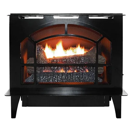 Buck Stove Townsend II Vent-Free Natural Gas Stove, 32,000 BTU, Black