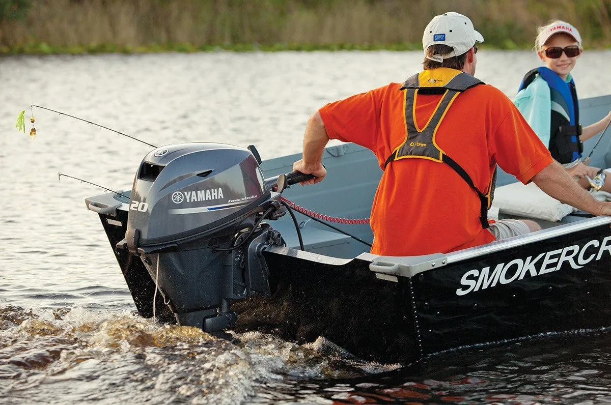 Yamaha 20HP F20SMHB 4-Stroke Outboard – 15″ Shaft