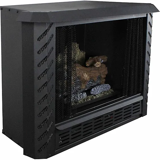 Ashley Vent-Free Natural Gas Firebox, 1, 200 sq. ft., 34,000 BTU