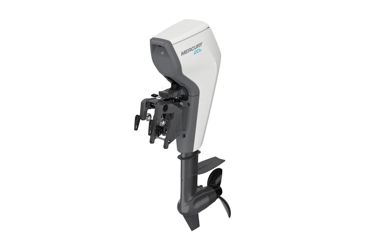 Mercury Avator 20ESRC Electric Outboard – 5HP Equiv, 15″ Shaft