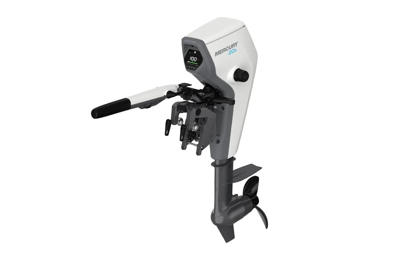 Mercury Avator 20ESH Electric Outboard – 5HP Equiv, 15″ Shaft