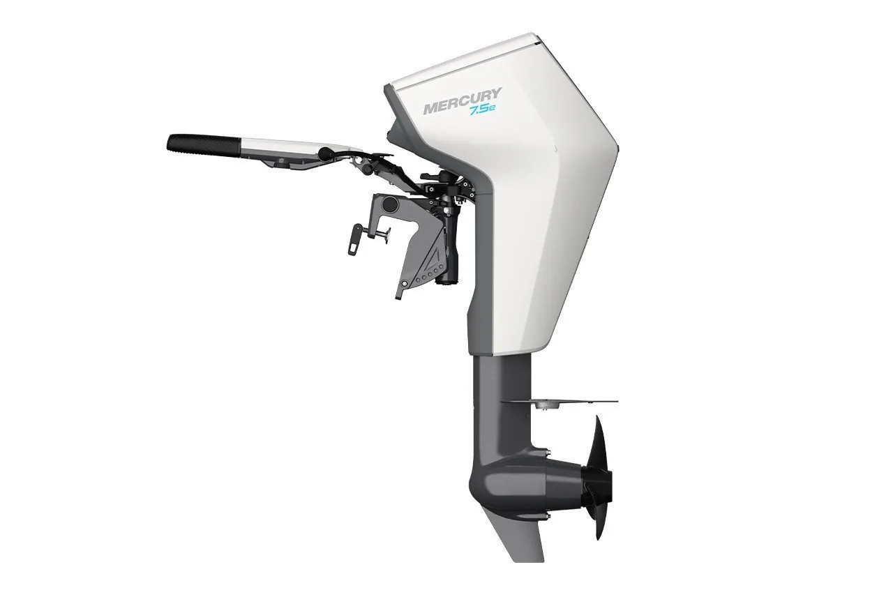 Mercury Avator 7.5EXLH Electric Outboard – 3.5HP Equiv, 25″ Shaft