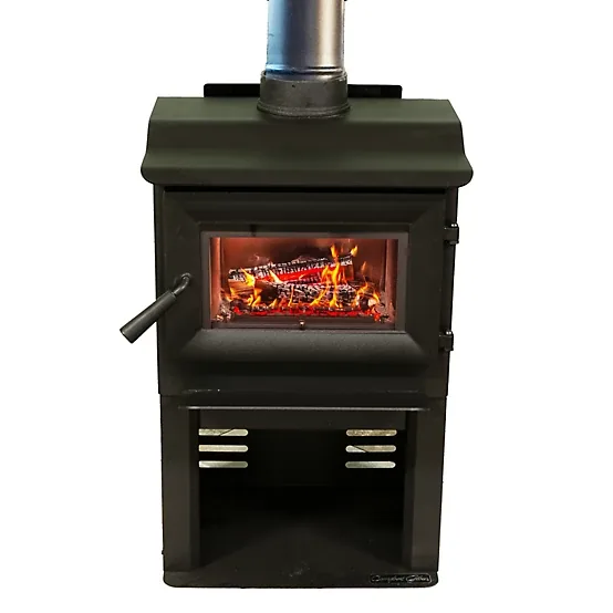 NEW Comfort Glow Wood Burning Stove 1200 sq ft. Black