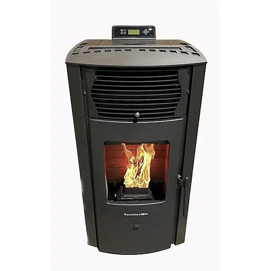 ComfortBilt HP50S Pellet Stove, 2,200 sq. ft., 47 lb. Hopper Capacity, Grey