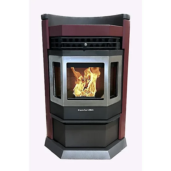 ComfortBilt HP22N Pellet Stove, 2,800 sq. ft., Burgundy