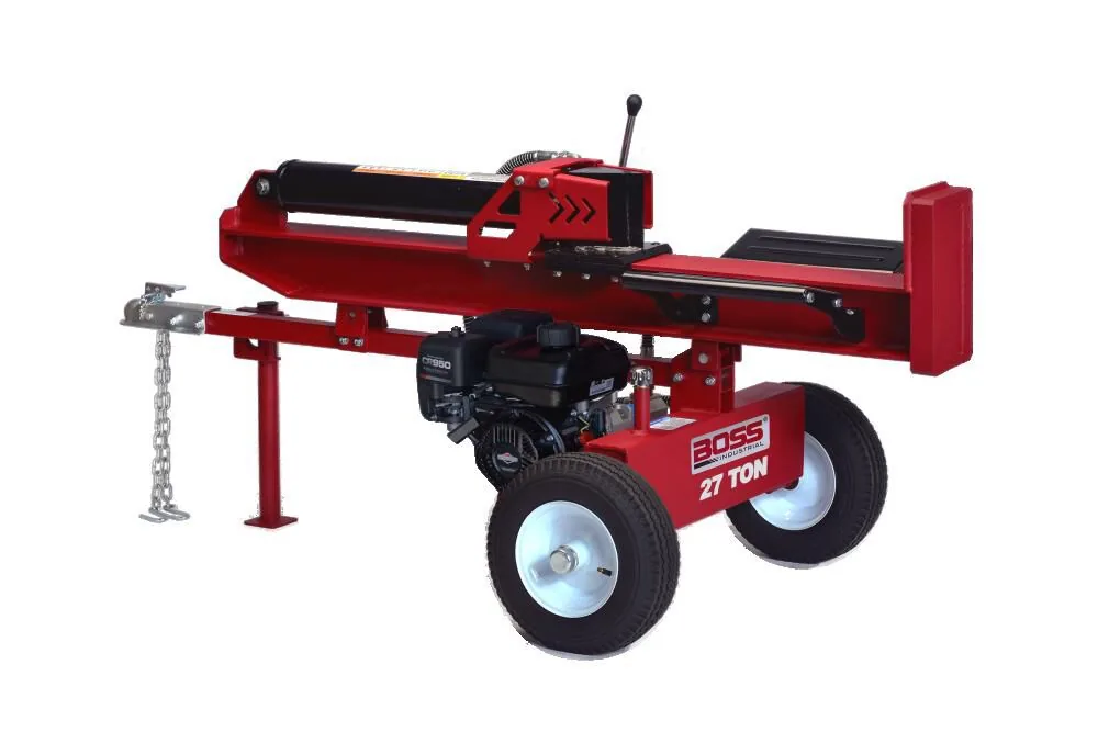 NEW Boss Industrial 27-Ton Horizontal/Vertical Gas Log Splitter