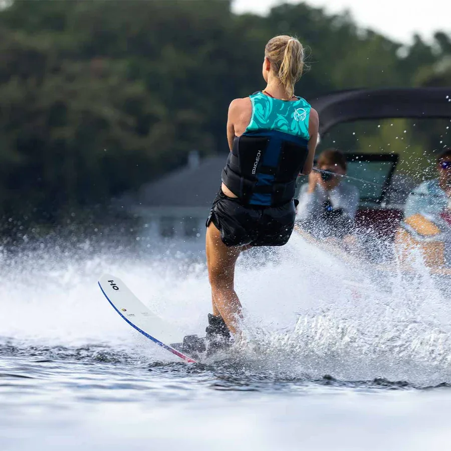 HO Omni Ultra White Slalom Ski w/ Stance ATOP Binding and ATOP Rear Toe Plate