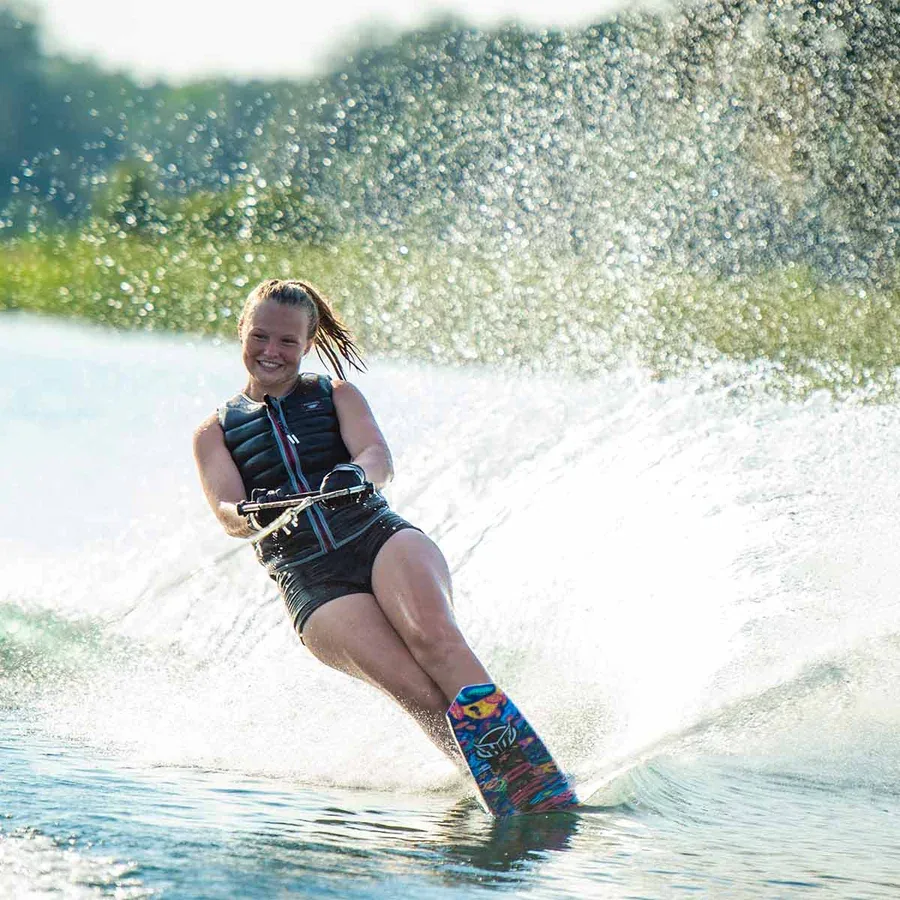 HO Girl’s Future Omni Jungle Slalom Ski w/ Double Stance UltraLite Bindings