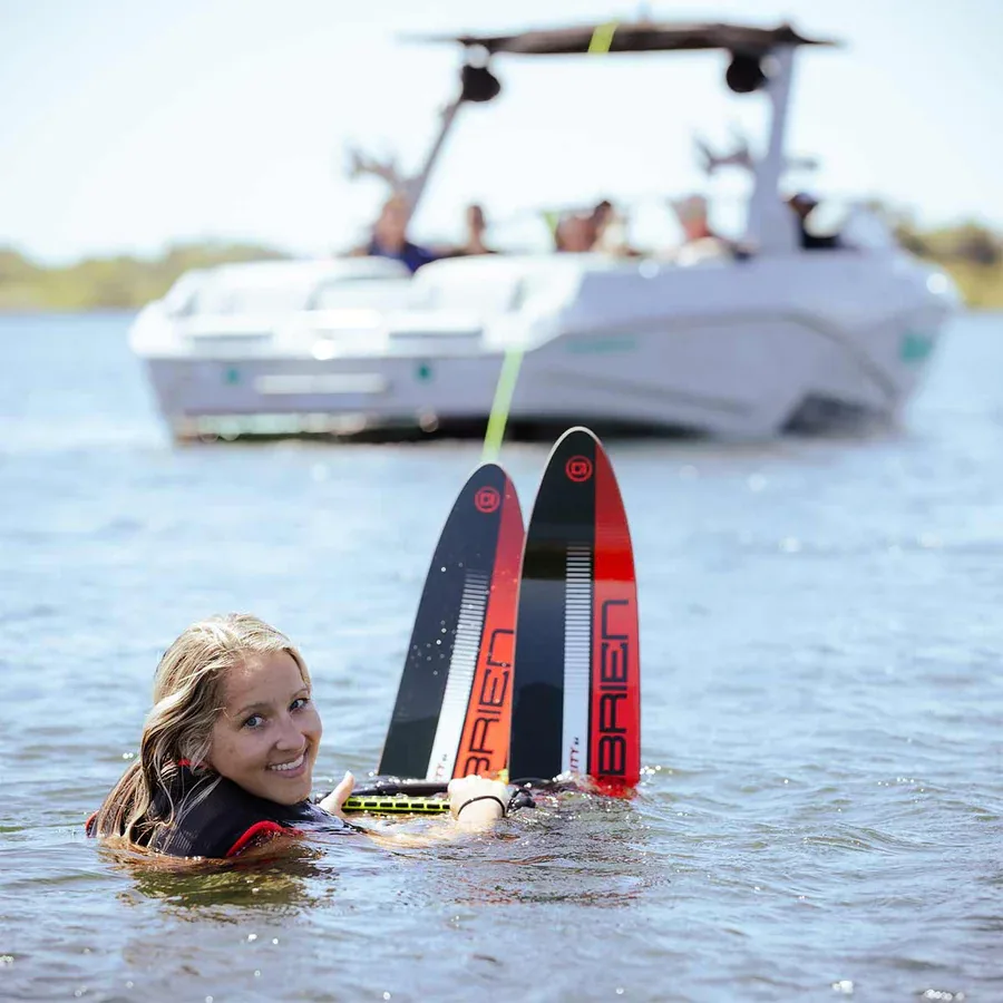 O’Brien Celebrity 64″ Combo Water Skis – Red