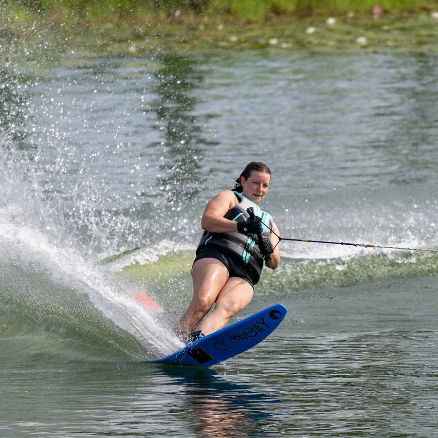 Connelly Concept Slalom Ski w/ Shadow Binding & Lace Adjustable Rear Toe Plate