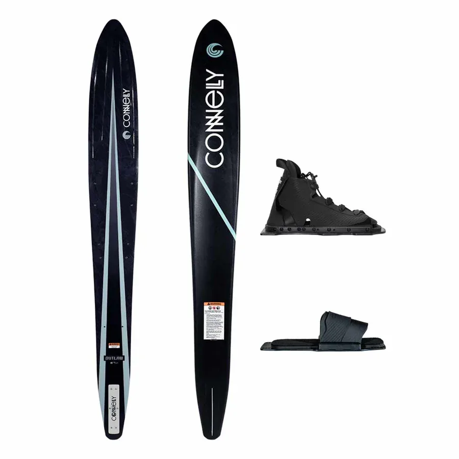 Connelly Outlaw Slalom Ski w/ Swerve Binding & Swerve Rear Toe Plate