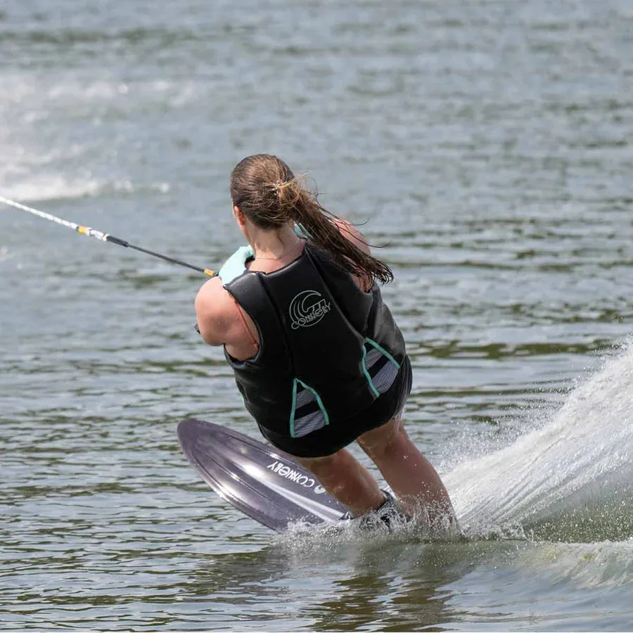 Connelly Outlaw Slalom Ski w/ Shadow Binding & Lace Adjustable Rear Toe Plate