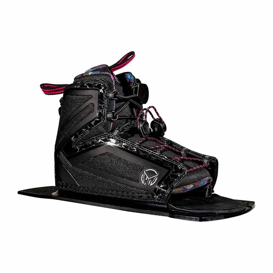 HO Hovercraft Tribal Pink Slalom Ski w/ Women’s Double Stance 110 Bindings