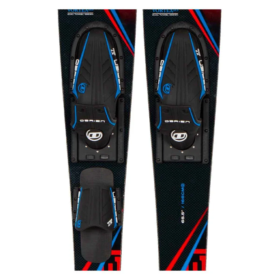 O’Brien Vortex 65.5″ Combo Water Skis – Red
