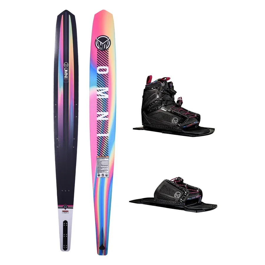 HO Women’s Omni Slalom Ski w/ Women’s Stance 110 and Women’s Stance Adjustable Rear Toe Plate