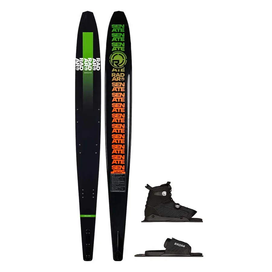 Radar Senate Alloy Slalom Ski w/ Vector BOA Binding and Adjustable Rear Toe Plate