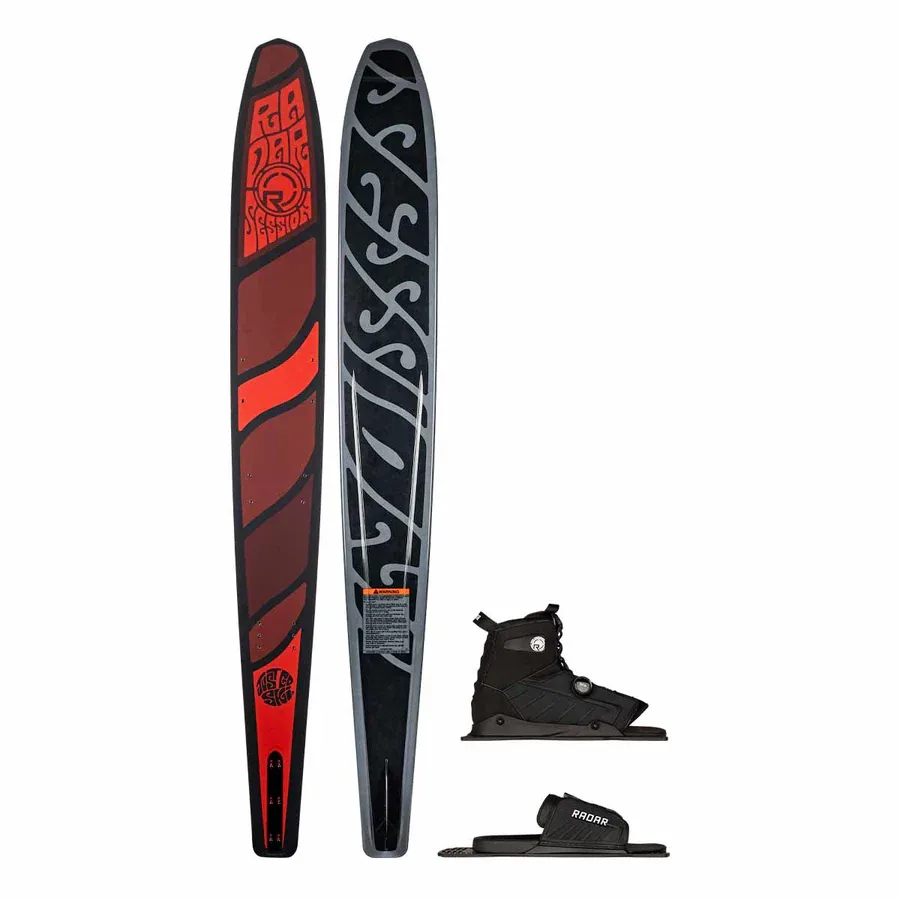 Radar Session Slalom Ski w/ Vector BOA Binding and Adjustable Rear Toe Plate