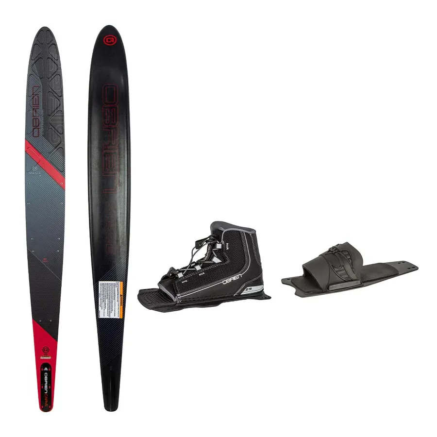 O’Brien Siege Slalom Ski w/ Z9 Binding & Rear Toe Plate