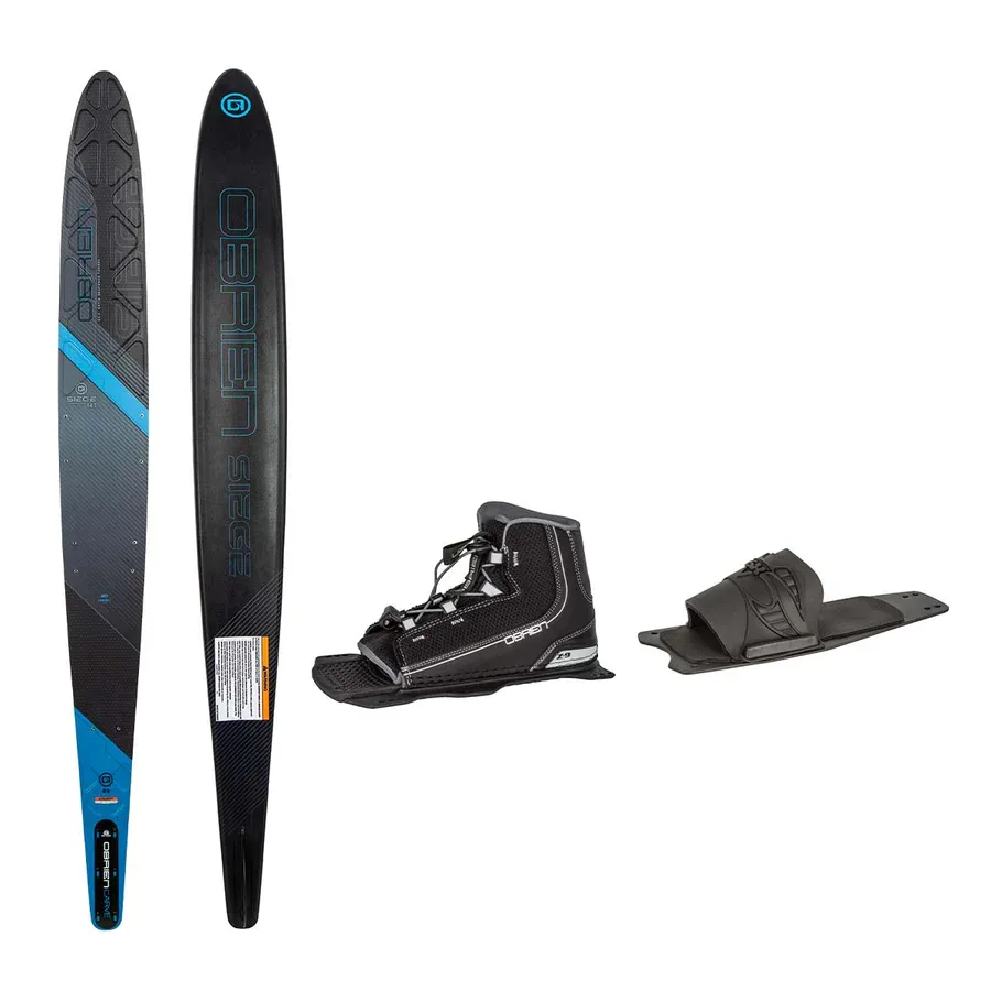 O’Brien Siege Slalom Ski w/ Z9 Binding & Rear Toe Plate