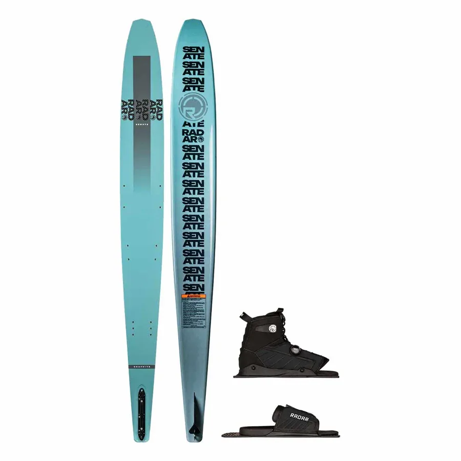 Radar Senate Graphite Slalom Ski w/ Vector BOA Binding and Adjustable Rear Toe Plate