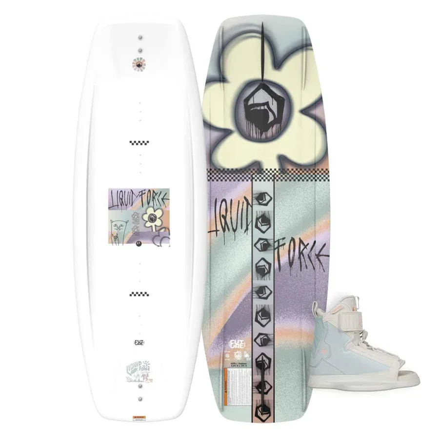 Liquid Force Girl’s M.E. FS Wakeboard w/ Dream Bindings