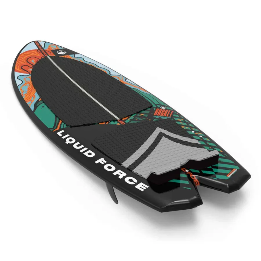 Liquid Force Rocket Wakesurf Board w/ Surf Rope