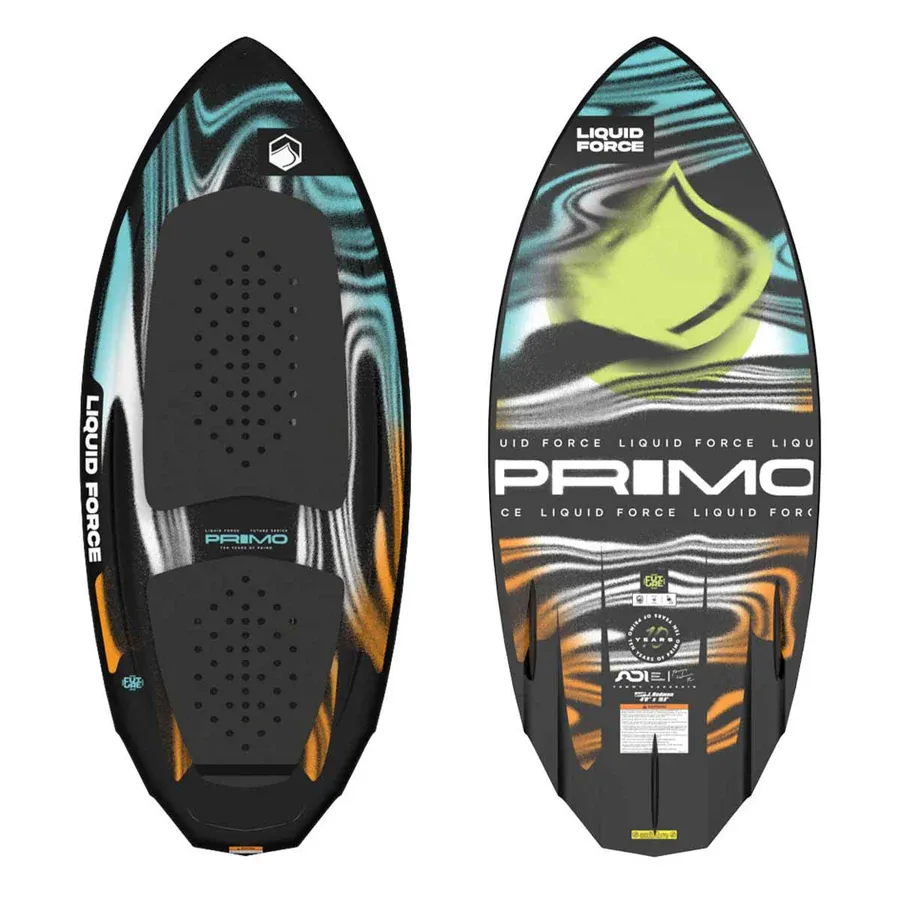 Liquid Force Kid’s Primo FS Wakesurf Board w/ Straps