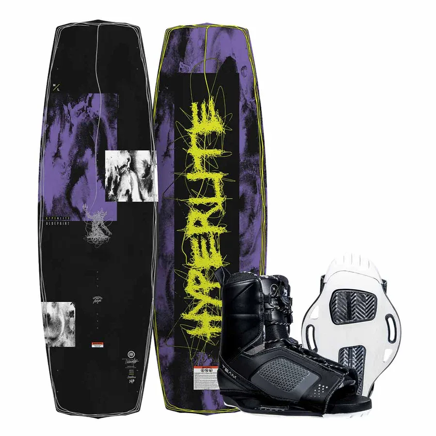 Hyperlite Blueprint Wakeboard w/ Team OT Bindings