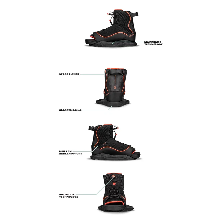 Ronix Girl’s RX1 Wakeboard w/ Luxe Bindings