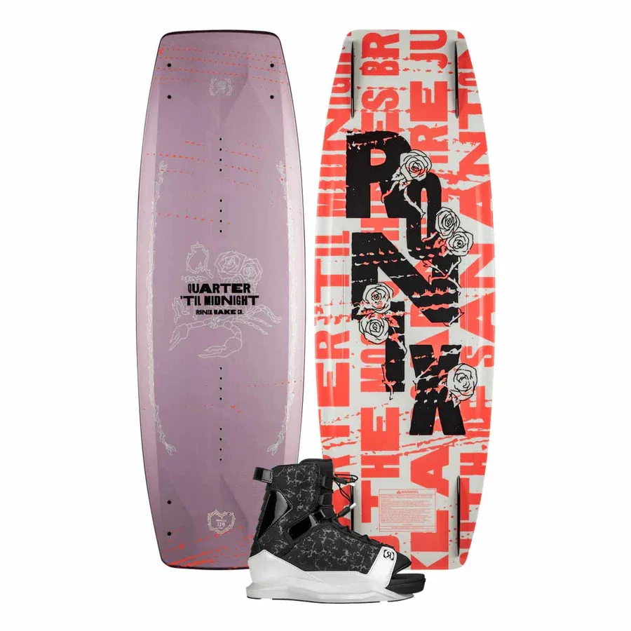 Ronix Women’s Quarter ‘Til Midnight Wakeboard w/ Halo Bindings