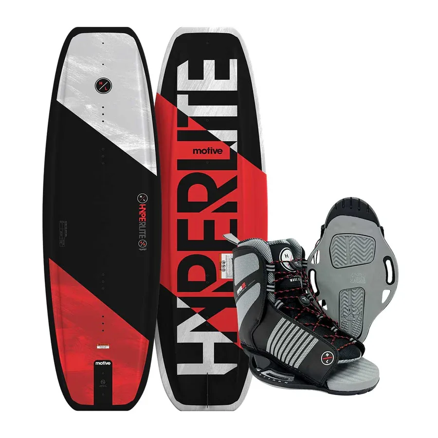 Hyperlite Boy’s Motive Jr Wakeboard w/ Remix Bindings