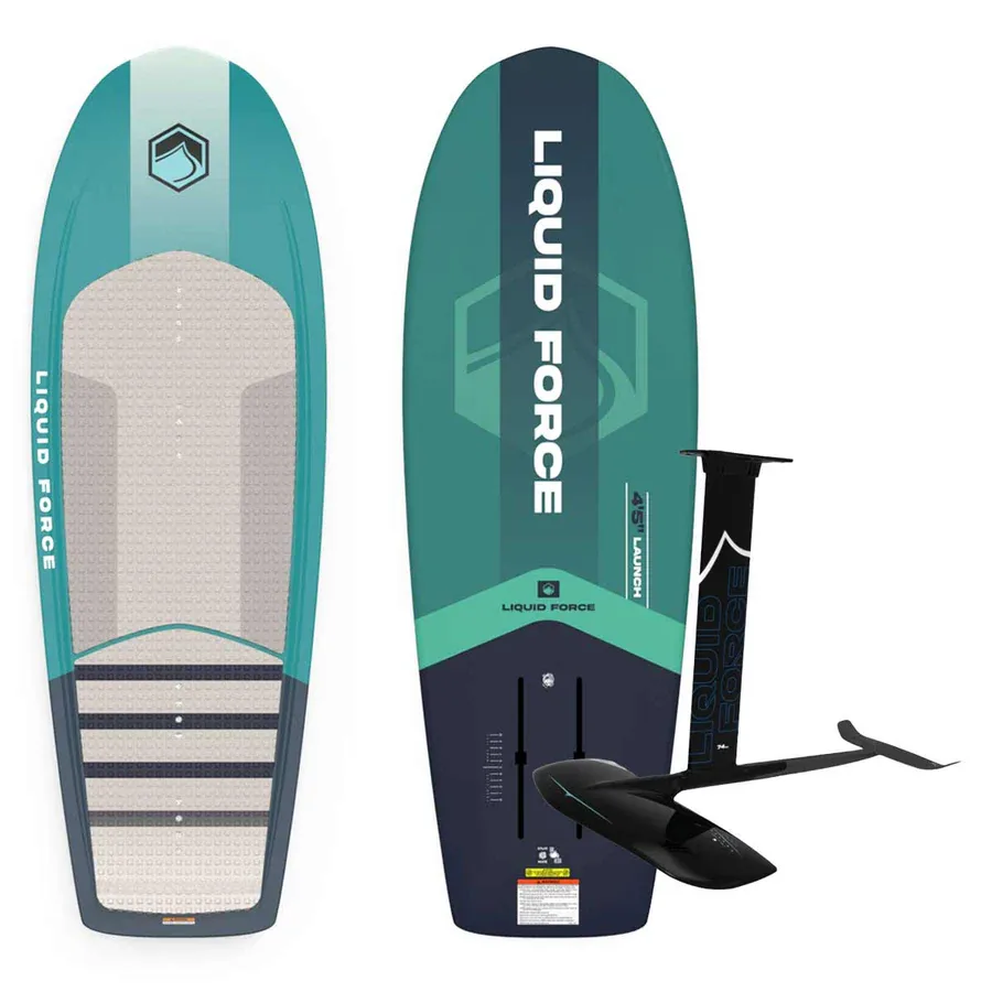 Liquid Force Launch Foil Board w/ Launch Alloy 1200 FuseLock Foil Package
