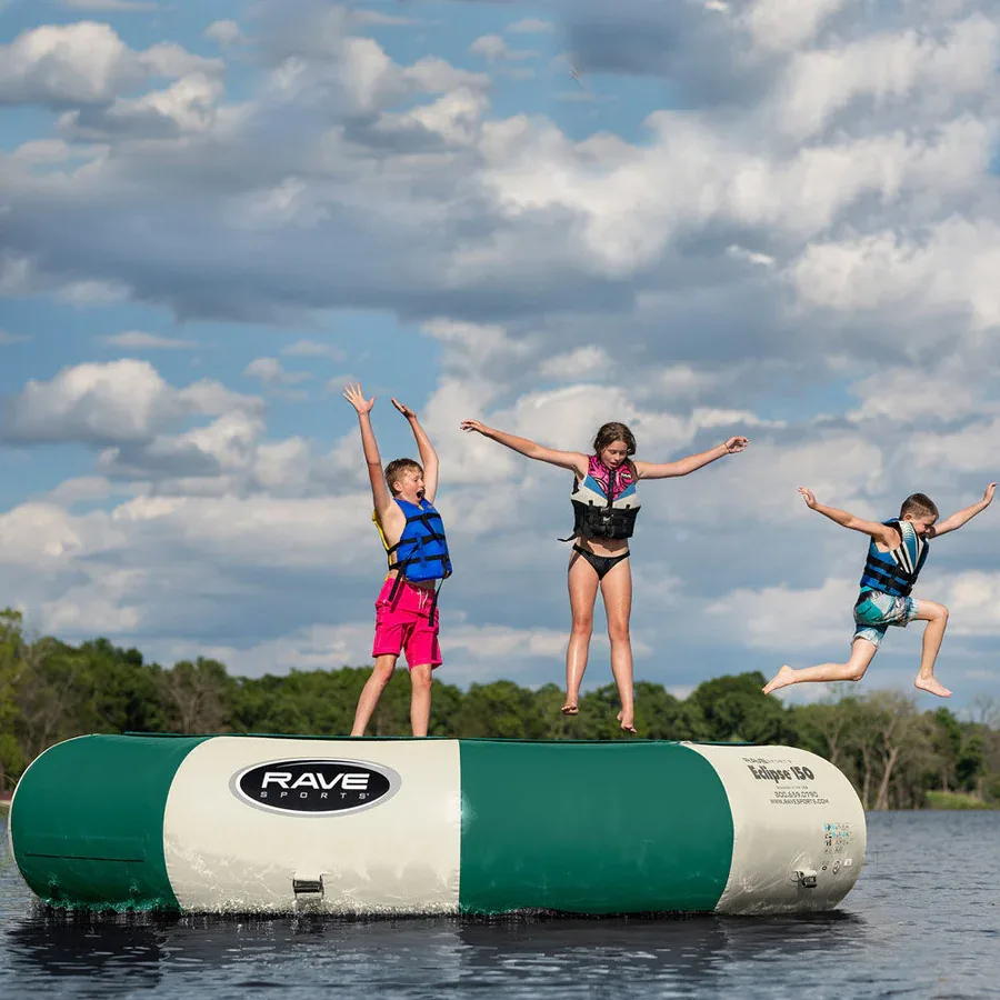 Rave Sports Aqua Jump Eclipse Water Trampoline – 15′ Northwoods