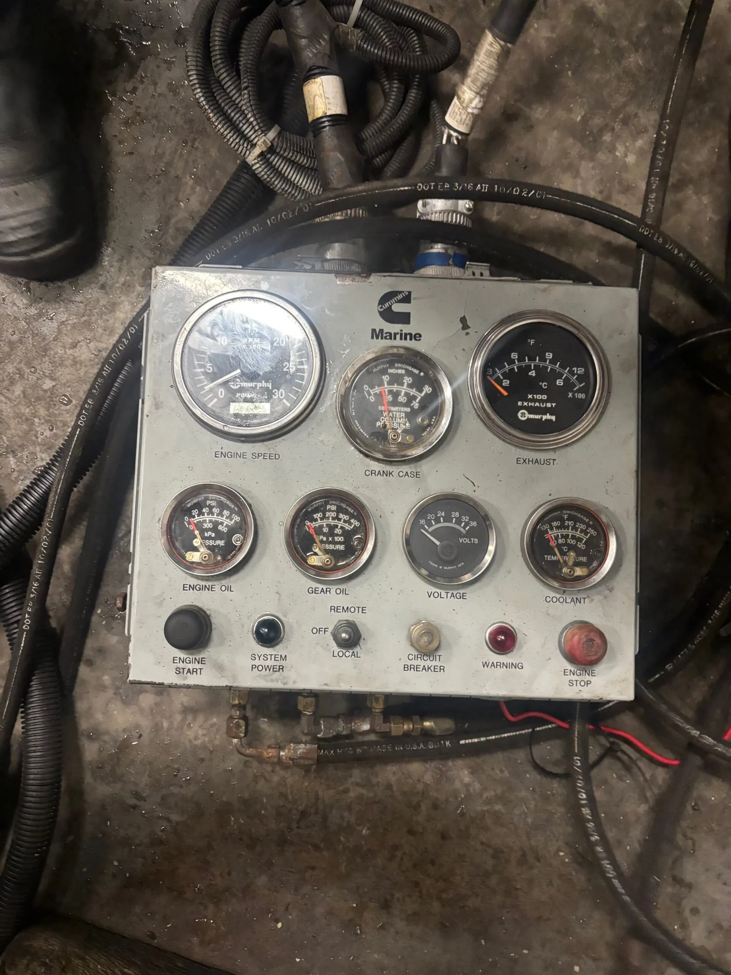 Rebuilt Cummins KTA19-M3 640HP  Diesel Marine Engine