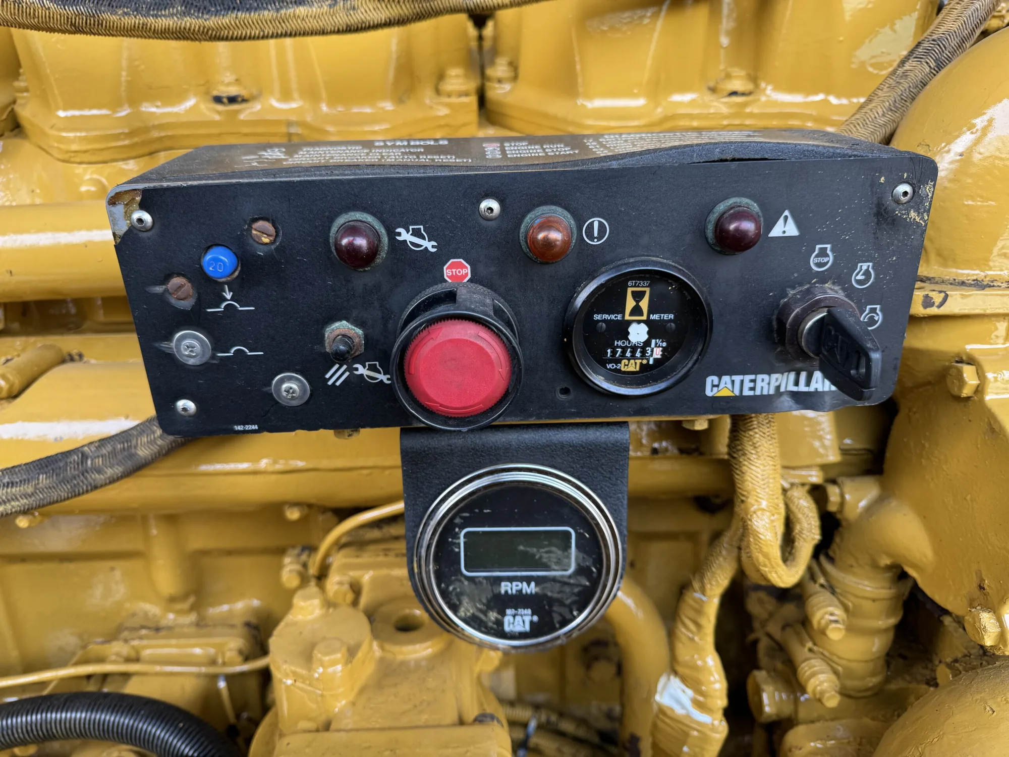High Hour Runner Caterpillar 3406E DITA 550HP  Diesel Marine Engine