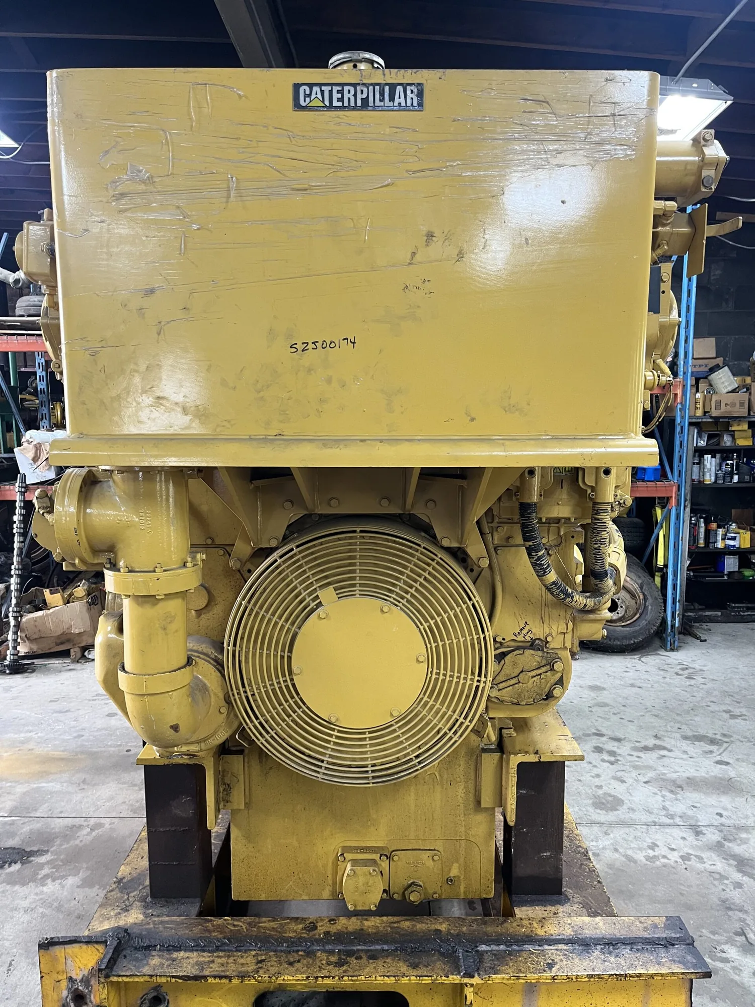 Low Hour Caterpillar 3512B HD 1675HP Tier 1 Diesel Marine Engine