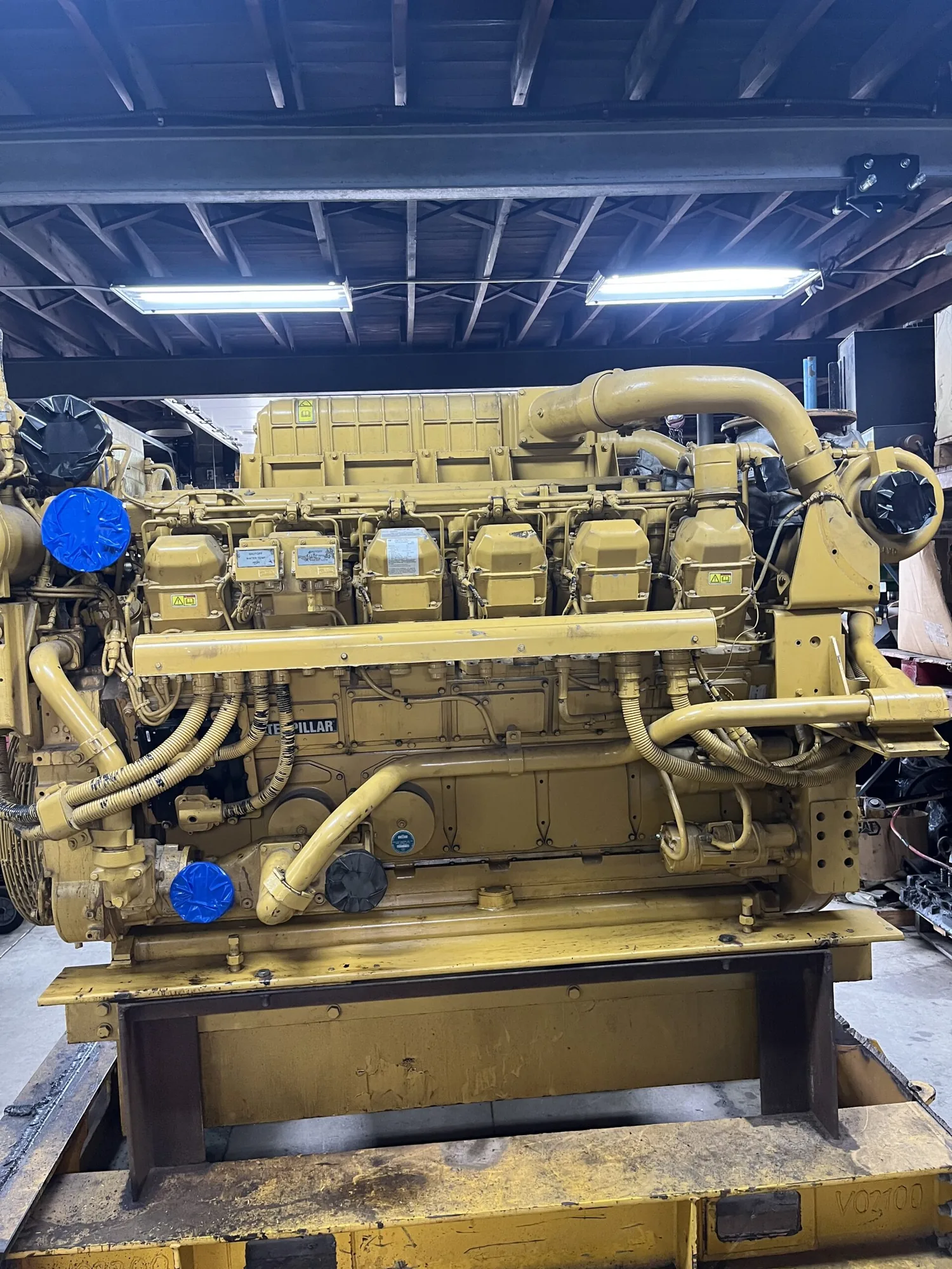 Low Hour Caterpillar 3512B HD 1675HP Tier 1 Diesel Marine Engine