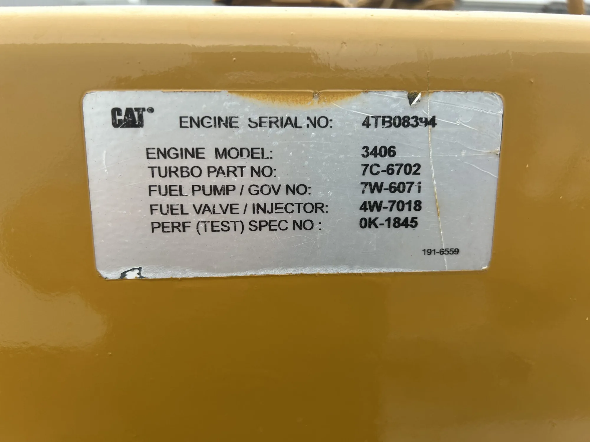 Like New Caterpillar 3406DITA 300HP  Diesel Marine Engine