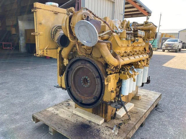 High Hour Runner Caterpillar 3412C DITA 624HP  Diesel Marine Engine
