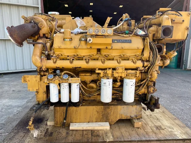 High Hour Runner Caterpillar 3412C DITA 624HP  Diesel Marine Engine