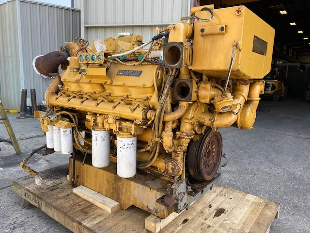 High Hour Runner Caterpillar 3412C DITA 624HP  Diesel Marine Engine