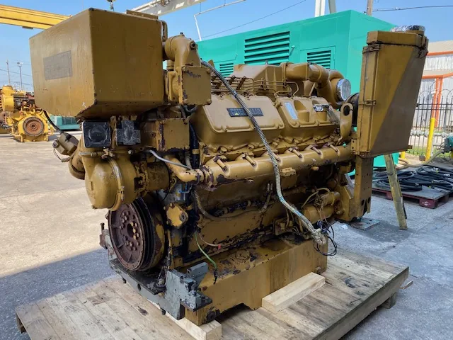 High Hour Runner Caterpillar 3412C DITA 624HP  Diesel Marine Engine