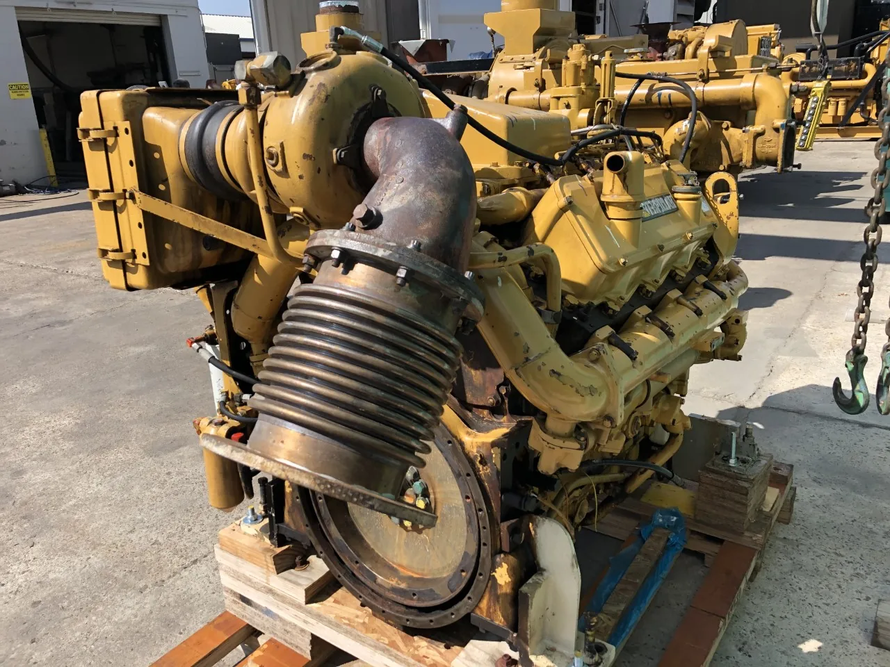 High Hour Runner Caterpillar 3408C 470HP  Diesel Marine Engine